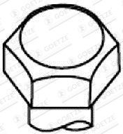 GOETZE Syl.kannen pulttisarja 22-18001B Ford Fiesta Mk2 kannen pultit GOETZE 22-18001B