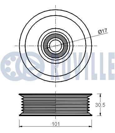 RUVILLE Kit cuscinetto ruota 5126 5126 costo Cuscinetto ruota MERCEDES-BENZ SLK RUVILLE