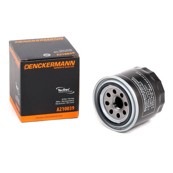 Oil filter DENCKERMANN A210039 DENCKERMANN A210039 2003 MITSUBISHI PAJERO / SHOGUN SPORT oil filter replacement