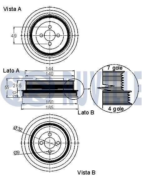 Sissepritsedüüs RUVILLE 375804 RUVILLE 375804: Sissepritseklapp Fiat UNO 2011