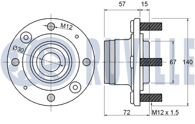 RUVILLE Ochranná sada tlmiča proti prachu 815327 Dorazy tlmičov RUVILLE ZAFIRA 815327 lacné