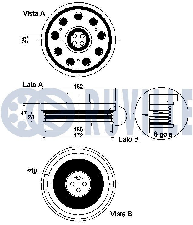 RUVILLE Punteria idraulica 265406 265406 Punterie idrauliche RUVILLE SKODA 105,120 costo