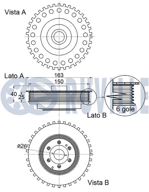 RUVILLE Ventillyftare 265501 265501 RUVILLE ventillyftare Renault TWINGO