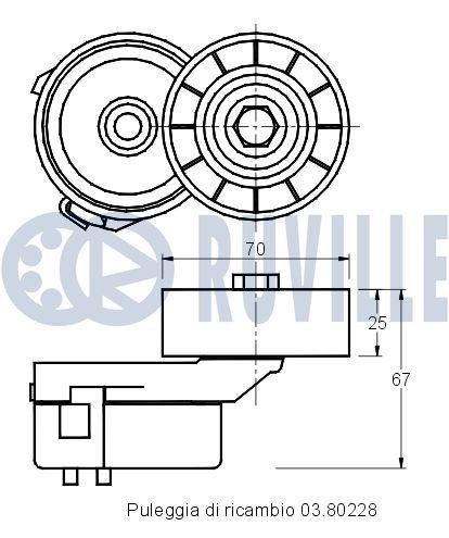 RUVILLE Rozvodová reťaz 3450027 3450027 Riadiaca retaz RUVILLE BMW Rad 4