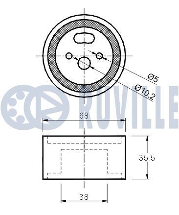 RUVILLE Ventilløfter 265911 Ventilløfter RUVILLE Citroën C4 265911