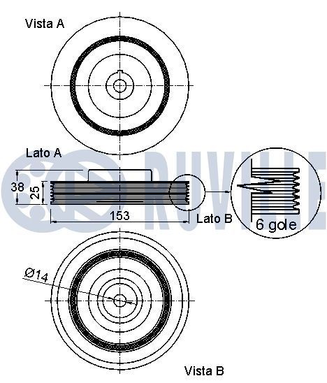 RUVILLE Kett, õlipumbavedu 3451004 Veokett RUVILLE 123. Seeria 3451004 odav
