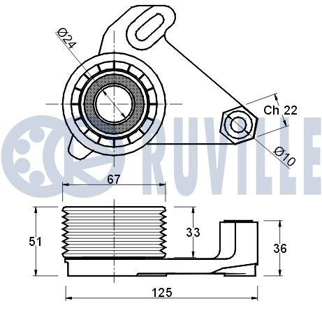 RUVILLE Klapitapp 265960 Klapitapp RUVILLE Fiat BRAVA 265960