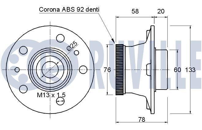 RUVILLE Ventillyftare 267005 267005 RUVILLE hydrauliska ventillyftare KIA VENGA
