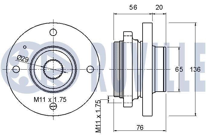 RUVILLE Zdvihátko ventilu 268902 Zdvihátko ventilu RUVILLE OPTIMA 268902 lacné