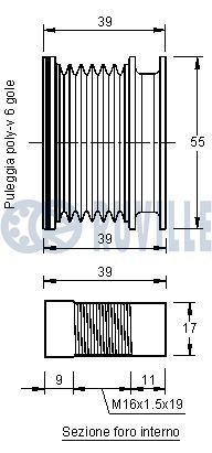 RUVILLE Geleiderail, distributieketting 3468009 3468009 Glijrail NISSAN MAXIMA RUVILLE