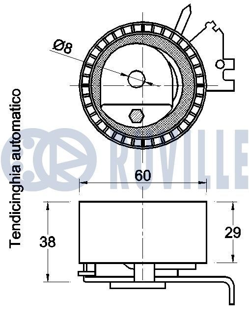 RUVILLE Styrskena, kamkedja 3472002 3472002 RUVILLE Glidskenor Jeep