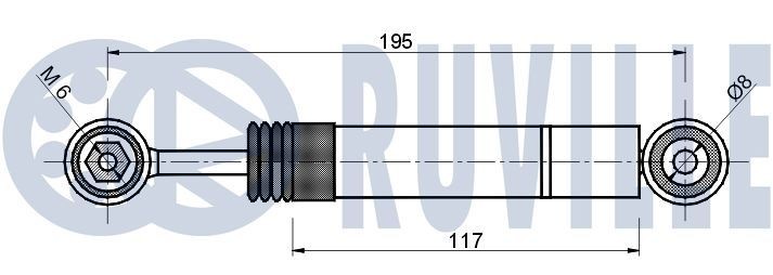 RUVILLE Centralventil, knastakselforstilling 205703 205703 RUVILLE Styreventil, knastakselforstilling Volvo billig