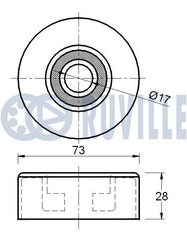 RUVILLE Vačkový hriadeľ 215025 Vačkový hriadeľ RUVILLE Opel MERIVA 215025