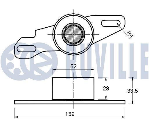 RUVILLE Hammasratas, nukkvõll 3455009 Hammasratas nukkvõll RUVILLE Peugeot BIPPER 3455009