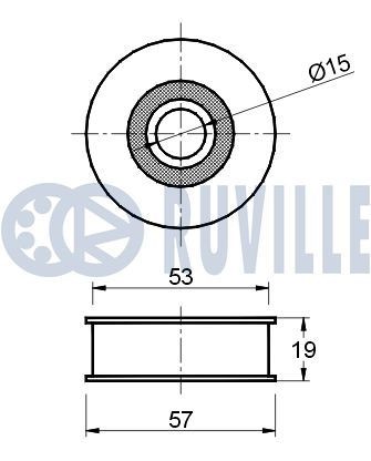 RUVILLE Ozubené koleso kľukového hriadeľa 3455012 3455012 Ozubené koleso kľukového hriadeľa RUVILLE CHEVROLET MALIBU