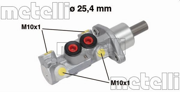 METELLI Hlavný brzdový válec 05-0604 05-0604 Hlavný brzdový válec JEEP CHEROKEE METELLI