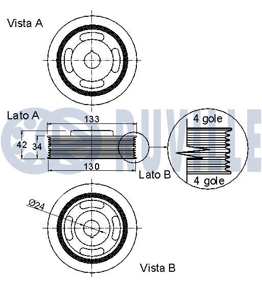 RUVILLE Klepstoter 265104 Mercedes-Benz X-Klasse Hydraulische klepstoters RUVILLE 265104