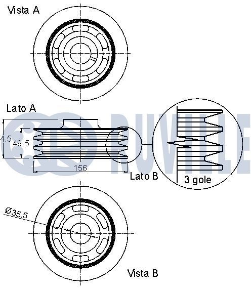 RUVILLE Poussoir hydraulique 265140 Mercedes-Benz Classe V Poussoir moteur RUVILLE 265140
