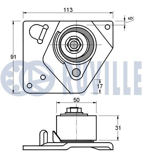 RUVILLE Roda dentada, cambota 3472006 Roda dentada cambota RUVILLE Volkswagen GOLF 3472006