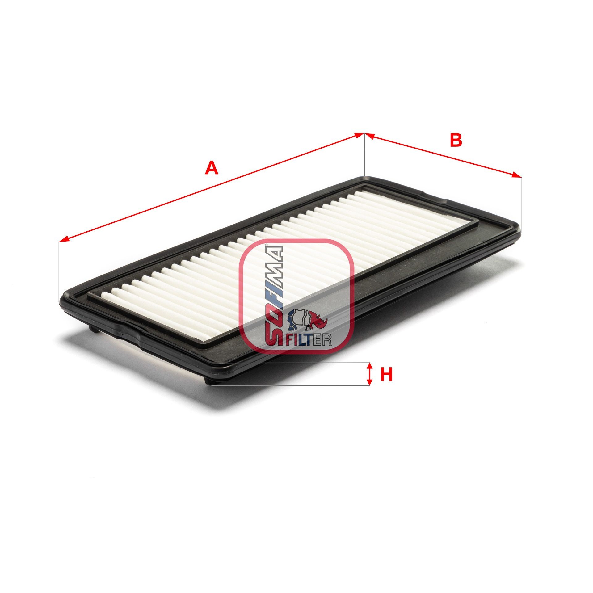 SOFIMA Luchtfilter S 3126 A Luchtfilter HYUNDAI SOFIMA S 3126 A