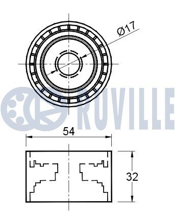 RUVILLE Injector 375302 375302 Injetor OPEL ASTRA RUVILLE
