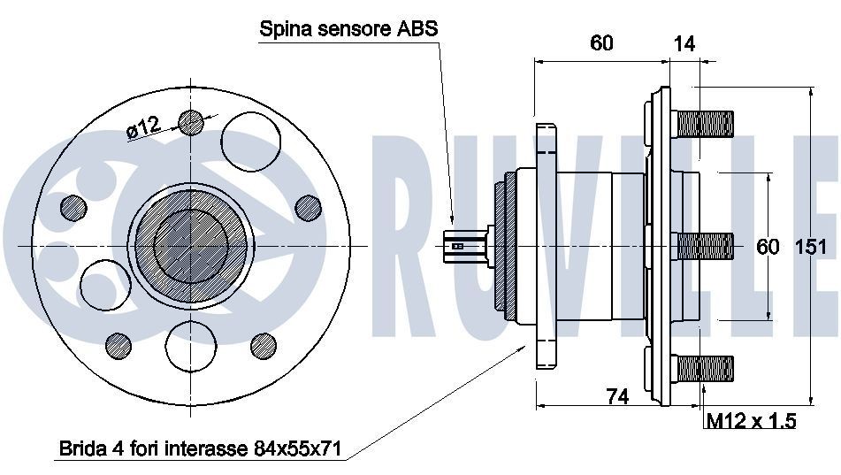 RUVILLE Vahadlo rozvodu motora 235012 Vahadlo ventilu RUVILLE 207 235012 lacné
