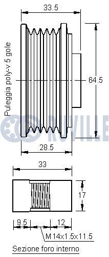 RUVILLE Vstrekovacia tryska 375402 Vstrekovací ventil RUVILLE GRAND CHEROKEE 375402 lacné