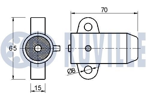 RUVILLE Vstrekovacia tryska 375501 Vstrekovací ventil RUVILLE GRAND CHEROKEE 375501 lacné