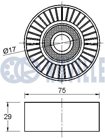 RUVILLE Hjullager 6980 Hjullagersett LEXUS RUVILLE 6980