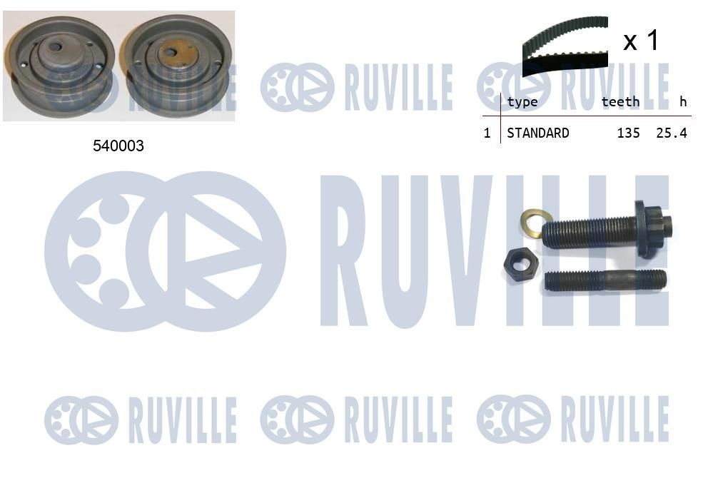 RUVILLE Registerreimsett 5692171 5692171 Registerreimsett LEXUS GX RUVILLE