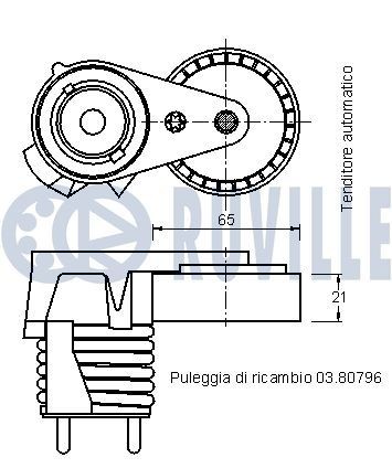 RUVILLE Kit cuscinetto ruota 6510 6510 Cuscinetto ruota RUVILLE VOLVO 440 K costo