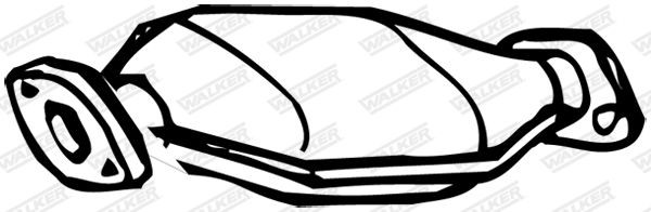 WALKER Katalüsaator 19179 WALKER 19179 Katalüsaator TOYOTA Corolla VII Sedaan (E100) odav