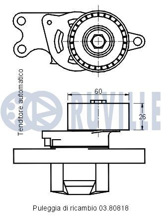 RUVILLE Arbre à came 215107 Mercedes-Benz GL Arbre à cames RUVILLE 215107