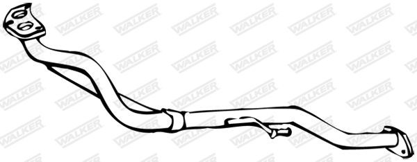 WALKER Tubo gas scarico 08792 WALKER 08792 Tubi di scarico Scorpio Mk1 Hatchback (GAE, GGE) prezzo