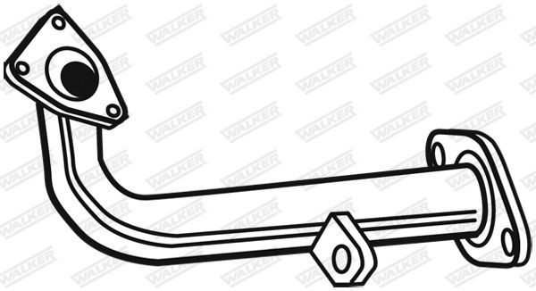 WALKER Výfukové potrubie 02990 02990 Vyfukove potrubie WALKER ROVER 600