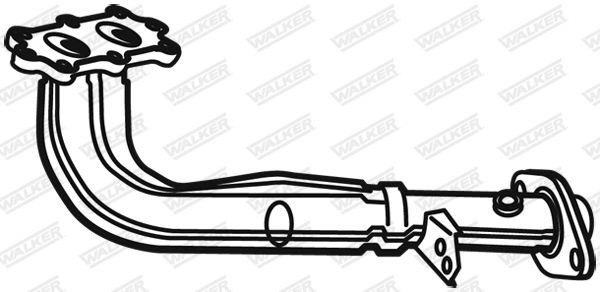 WALKER Voorpijp 03486 WALKER 03486 Uitlaat Honda Civic Fastback goedkoop