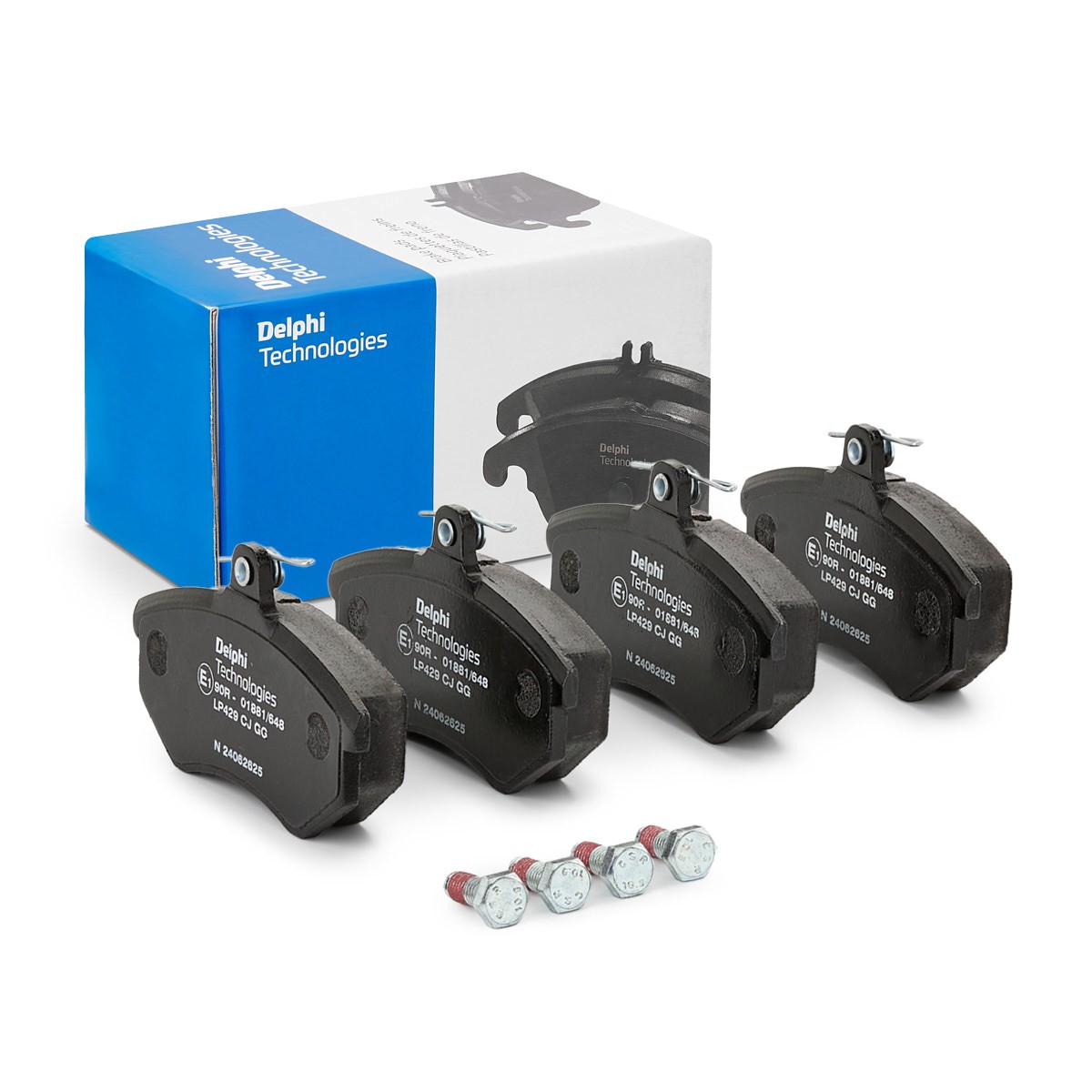 DELPHI Remblokken LP429 DELPHI LP429 Race-remblokken Audi 100 C3 prijs