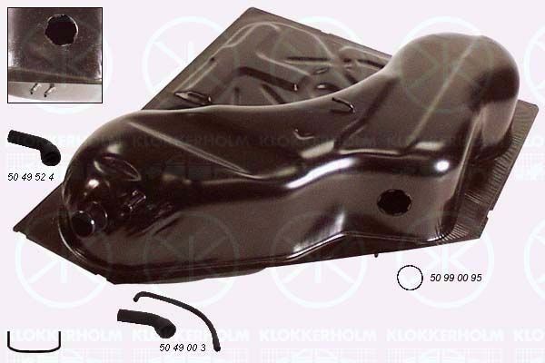 KLOKKERHOLM Depósito de combustível 5049019 KLOKKERHOLM Depósito de combustível OPEL 5049019