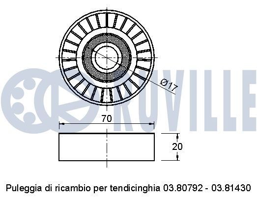 RUVILLE Tanko, kallistuksenvaimennin 915745 915745 RUVILLE Kallistuksenvakaajan yhdystanko VW