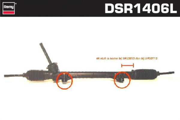 DELCO REMY Stuurhuis DSR1406L Nissan PRIMERA Stuurinrichting DELCO REMY DSR1406L