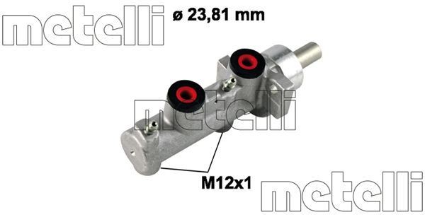 METELLI Hoofdremcilinder 05-0600 Hoofdrem, cilinder METELLI TRANSPORTER 05-0600 goedkoop