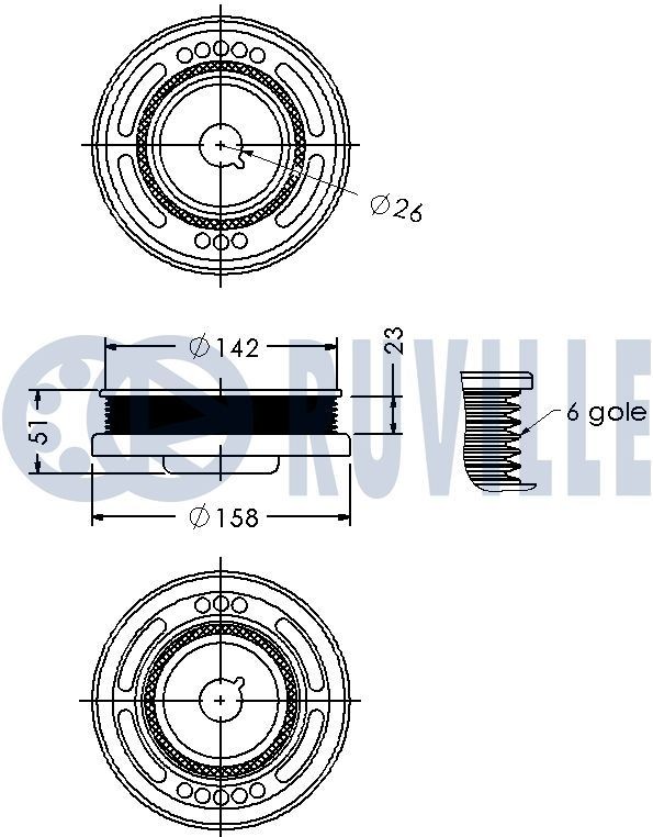 RUVILLE Zdvihátko ventilu 265330 Zdvihátko ventilu RUVILLE MONTEREY 265330 lacné