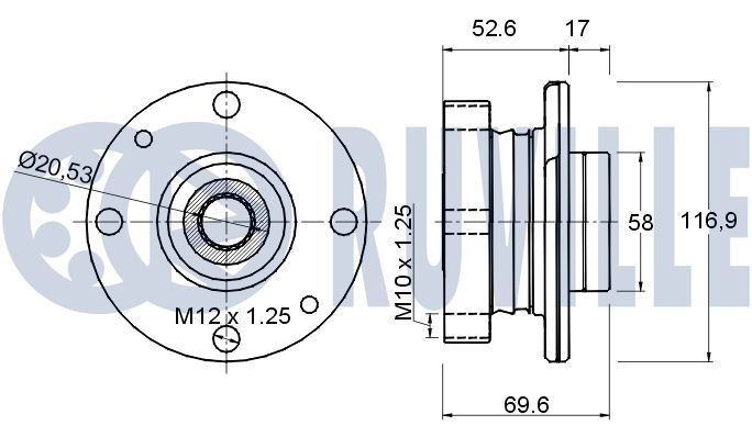 RUVILLE Støvkappe, støtdemper 815506 Støvmansjett støtdemper & anslagsbuffer RUVILLE CHEROKEE 815506 billige
