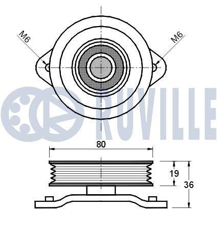RUVILLE Tandhjul, knastaksel 3455010 Knastakselhjul MITSUBISHI RUVILLE 3455010