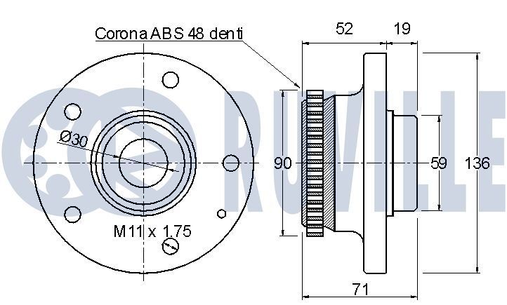 RUVILLE Støvkappe, støtdemper 817300 Støtdempermansjett og -anslagsbuffer RUVILLE CHEROKEE 817300 billige