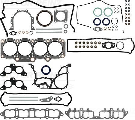 REINZ Komplet pakningssæt, motor 01-52600-02 Pakningssæt krumtaphus REINZ Toyota YARIS 01-52600-02