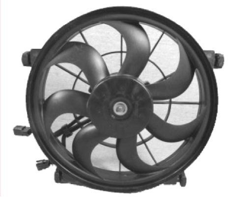 NRF Ventilátor chladenia motora 47608 Ventilátor chladiča NRF Hyundai i20 47608