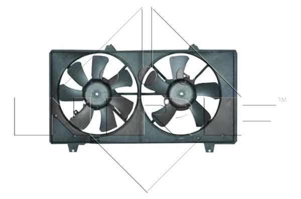 Radiatora ventilators NRF 47426 NRF 47426 Radiatora ventilators MAZDA 6 2006