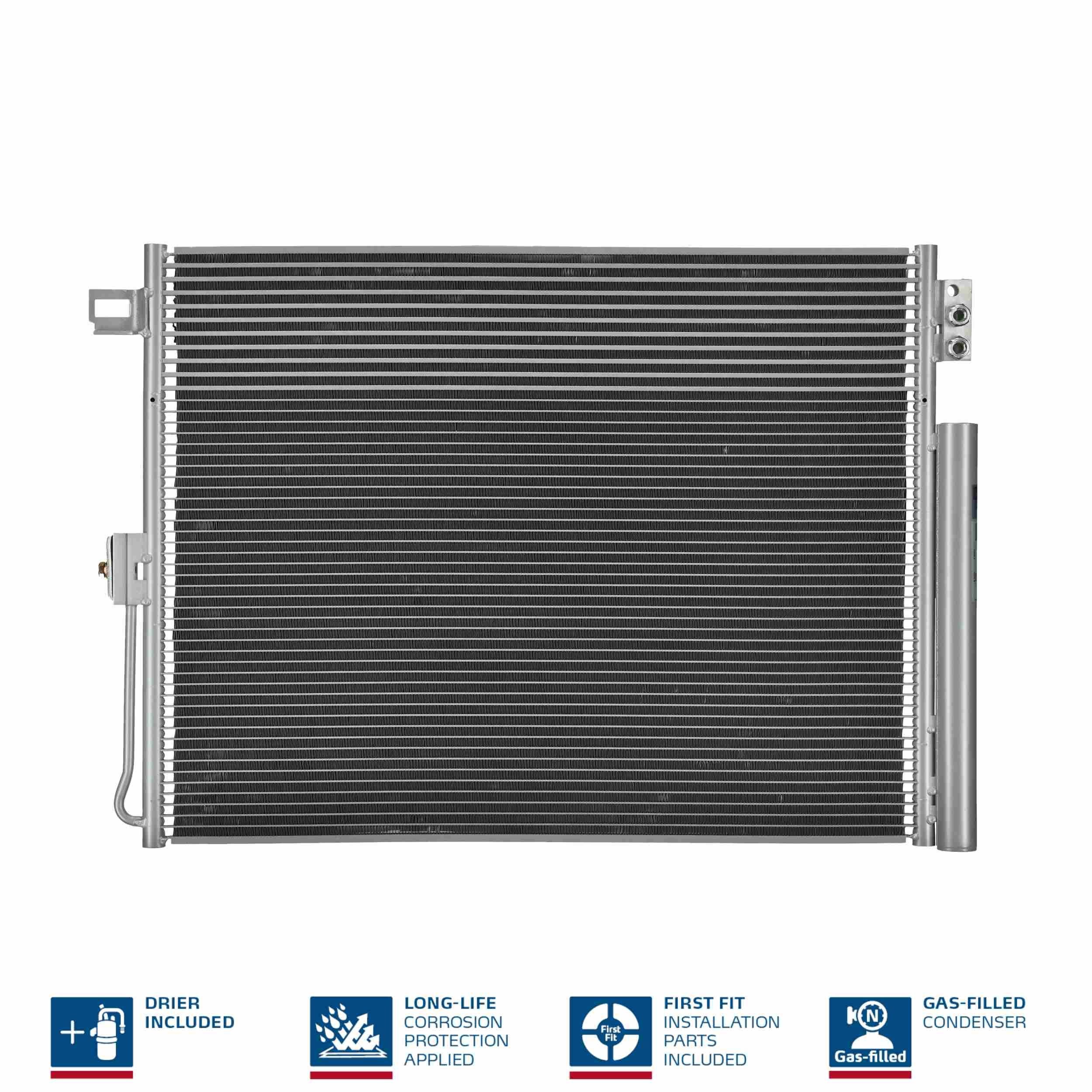 NISSENS Condensor voor airco 940411 NISSENS 940411 originele Condensor Comanche kosten