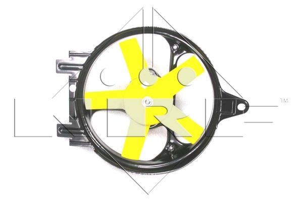 NRF Ventola radiatore 47454 NRF 47454 Ventola raffreddamento FORD Escort Mk6 Sedan (GAL, AFL) originali prezzo